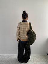 ティッツフリーススリットバンディングワイドパンツ