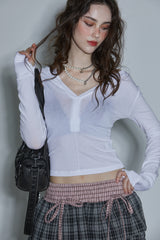 CATCH V-NECK T-SHIRT