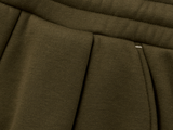 stitch cargo sweat pants - khaki        