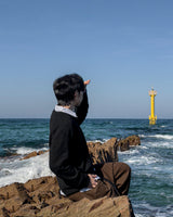 ルティーニクロップVネックニット