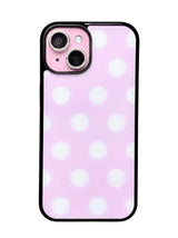 Candy bonbon phone case (baby pink) - black glass - standard(non-magsafe)