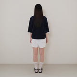 Navy Layered PK Tee