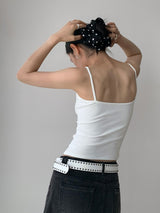Henry Lace Sling Pure Sleeveless T-shirt