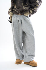 Mink pintuck balloon jogger sweatpants