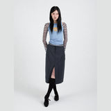 Double Edge Skirt (GREY)