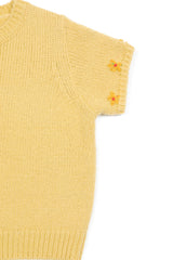 ミニフラワーショートニット [Yellow]