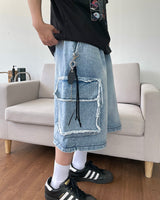 Indie Bermuda Cargo Denim Pants