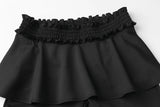 Petite flare pants - black