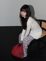 REVERSIBLE POCKET BAG (RED & NAVY)