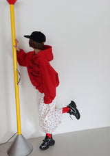 [UNISEX] Cash lettering oversized fit hoodie