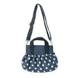 Ribbon dumpling bag_navy