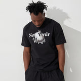Silver Apple T-shirt (Black)