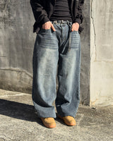 Fadel classic washing wide denim