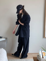 PAPERMOON PIN STRIPE PLEATE TROUSER