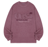 ODSDピグメントダメージロングスリーブ（オーバーフィット） - 6COLOR