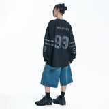 Star 8-part denim bermuda pants - DEEP BLUE