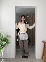 GLITTER CANCAN LAYERED SKIRT (2C)