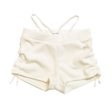 SWAN LAKE SHRRING STRING MICROSHORTS CREAM