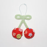 【MADE】BEADS CHERRY KEYRING