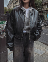 フィンリバーシブルクロップファイトジャンパー