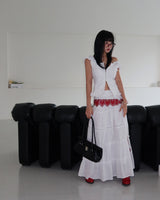 Red Heart Stud Wide Belt