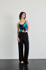 FLUTTER TOP / BLUE