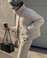 Button Wool Jacket