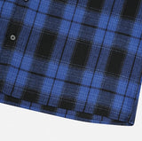 Ombre Over Check Crop Shirt