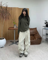 Peir Button Striped Hoodie