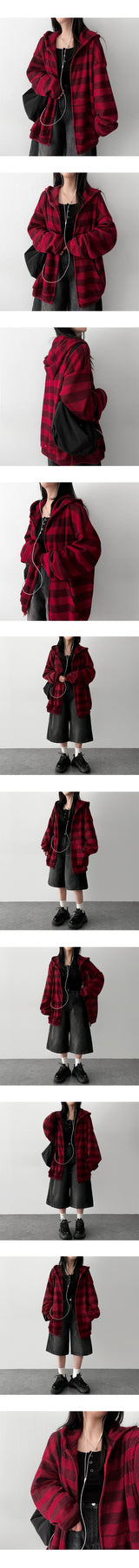 Foret Fresh Overfit Unitara Hooded Zip-Up