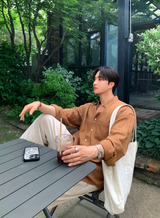 Hyper Essential Overfit Linen Shirt