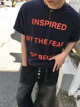 ザフィアー レタリングショートスリーブTシャツ 4C
