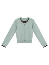 Mint Brown Layered Cardigan Knitwear
