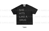ボーイフィット ヒット グラフィック Tシャツ