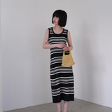border knit one-piece