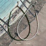 Bohemian Coco Necklace [deep green]