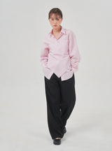 Gleam wide pants (black)