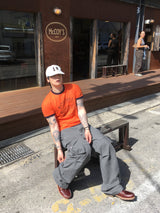 No.1762 ベルテッド カーゴ コットン パンツ