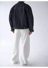 Calder Contrast Stitch Denim Jacket