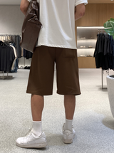 グリフェサイドタックバミューダバンディングショーツ