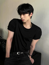 Crop muscle fit t-shirt 