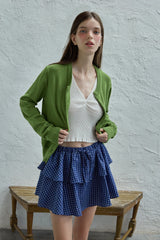 Lily frill sleeveless knit_ivory
