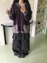 フリルラップスカートパンツ