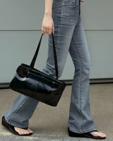 Aprin buckle shoulder bag