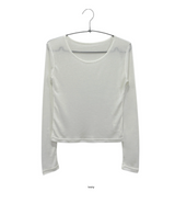 ウィーンスリムカラー長袖Tシャツ（5c）