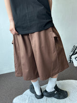 Jien Side Snap Cotton Bermuda Shorts 5color