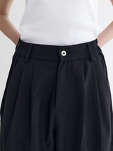 26SS PT5 Cropped Pleated Trousers