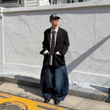 Real Big Balloon Snap Denim Pants