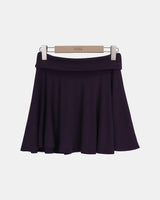 Roain Folding Flare Mini Skirt