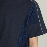 クリースハーフTシャツ / ネイビー